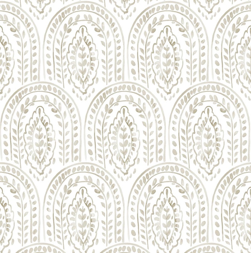 EeeComing Boho Peel and Stick Wallpaper Modern Wall Paper Peel and Stick Removable Contact Paper Self Adhesive Wallpaper for Bedroom and Bathroom Cabinet Shelf Liner Vinyl 393.7 "x17.3 - Image 1